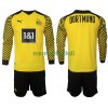 Maillot à Manches Longues Borussia Dortmund Domicile 2021-22 Pour Enfant